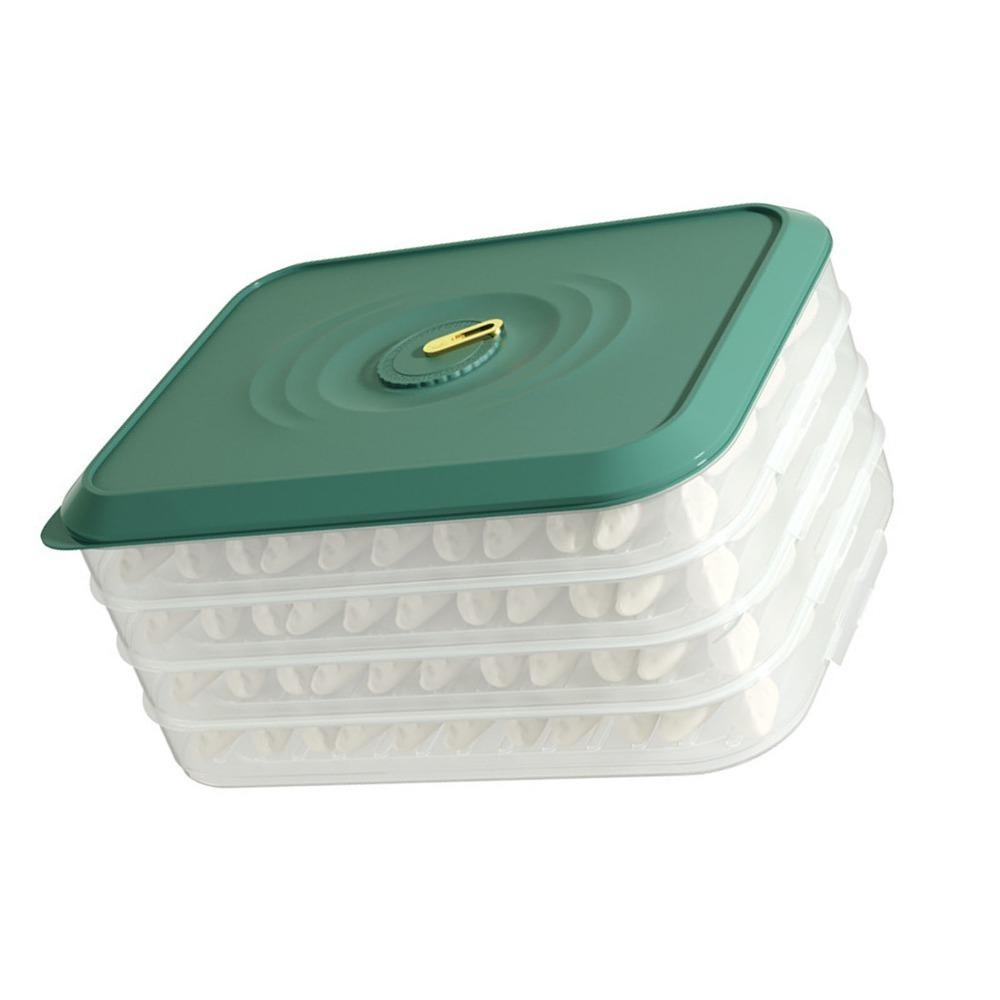 

With Lid Dumpling Storage Box Excellent Sealing Dumpling Organizer For Fridge