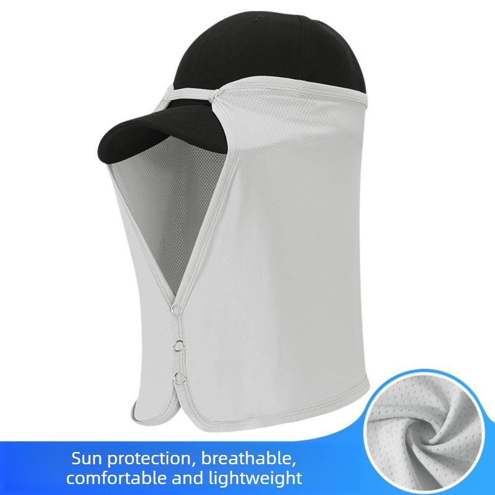 

Summer Outdoor Unisex Sun Protection Face Masks Ice Silk Removable Quick Dry Cycling Masks for Men Women Fishing Hiking Safari