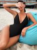 Damen Bademode Einfarbig Einteiliger Badeanzug Sexy Hohl Bikini Bademode Badeanzüge