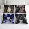GGenshin Columbina Impact Square Pillow Case Soft Decorative Throw Pillow Cover for Home Sofa Bed