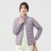 Women Coat Autumn Winter White Duck Down Jacket Solid Colors Warm Slim Zipper Fashion Light Down Coat