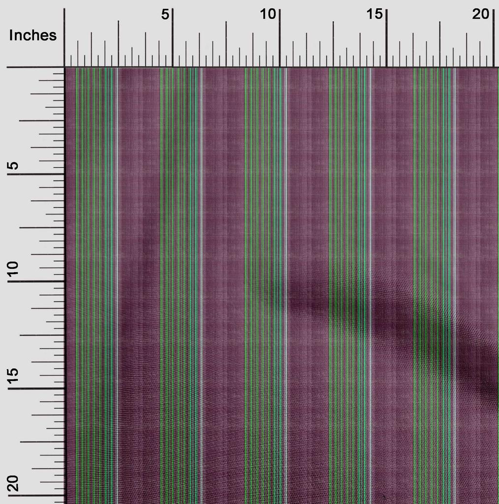 oneOone Georgette Viscose Dark Magenta Fabric Block Quilting Supplies Print Sewing Fabric By The Yard 42 Inch