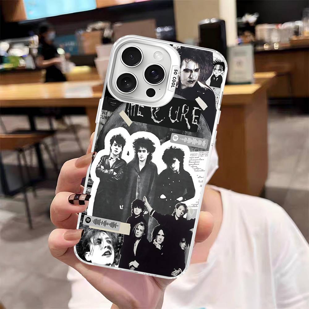 Rock Band THE C-CURE Music Phone Case For IPhone 17 16 Plus Pro Max 15 14 13 12 11 Matte Colorful Covers