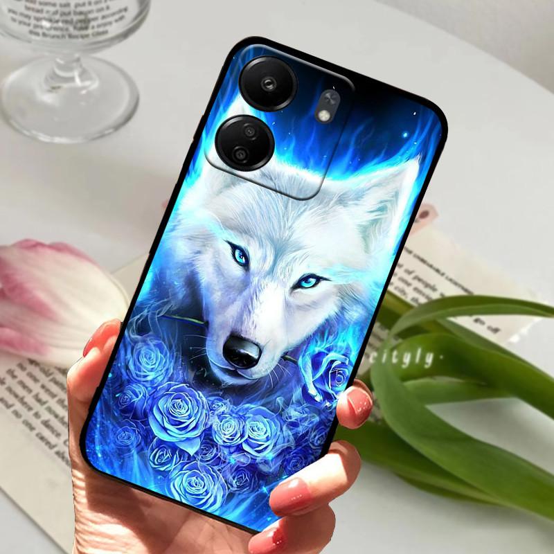 Cute Cartoon Soft Case For Redmi 13C 13 4G 5G Silicone TPU Phone Cover For Xiaomi Redmi 13R Phone Protective Fundas Capa Cases
