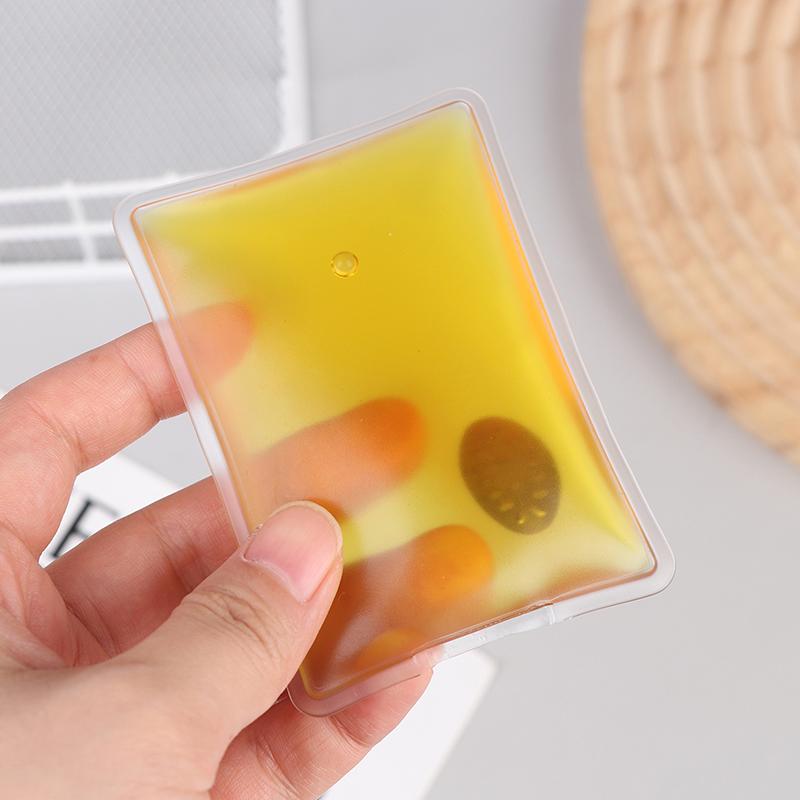 Încălzitoare de mâini Activare prin clic Rotunde și pătrate Căldură instantanee Pungi PVC Mică pungă cu gel Reutilizabile Căldură de lungă durată Căldură