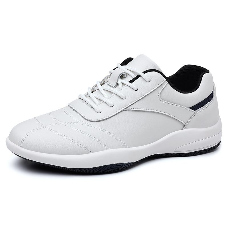 Men's shoes new leather breathable sports casual shoes light versatile board shoes trendy shoes fashion white shoes