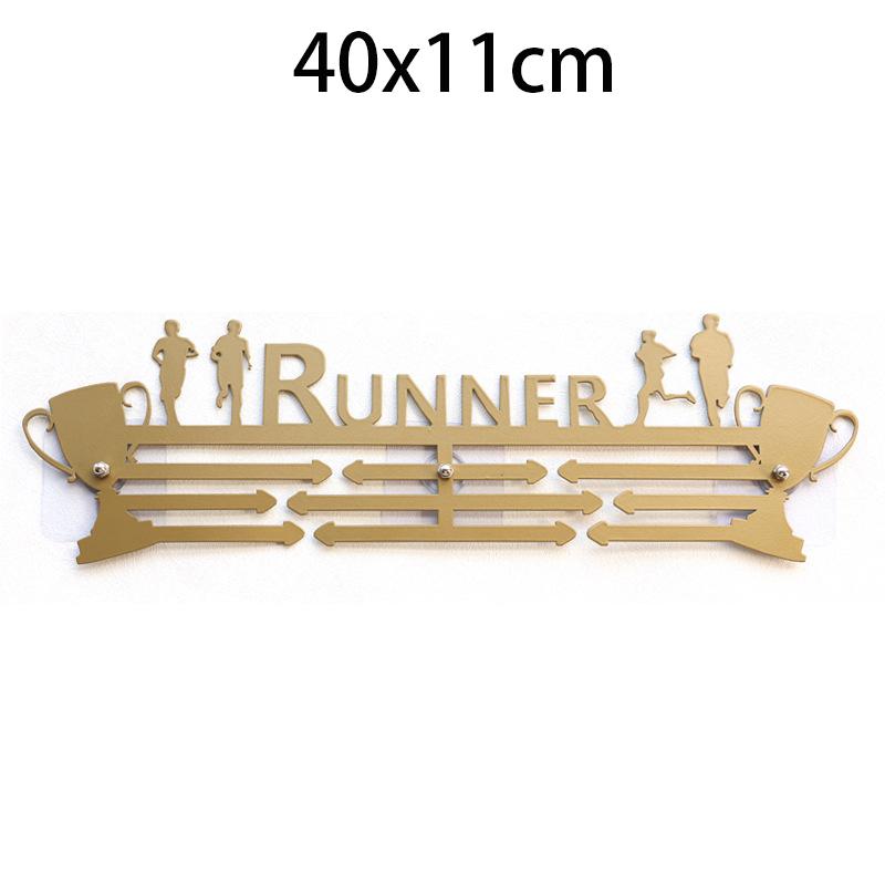 Gold/Black Medal Hanger Display Holder Rack for Marathon Running Medal Display Holder for Wall Medal Display Hanger Award Hange