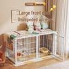 Cage pour chien de taille moyenne et grande avec clôture supérieure - Maison-villa pour chat et chien, Assemblage libre pour chats et chiens