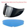 Rpha11 Helmet Visor With Anti Fog Helmet Film for HJC HJ26 Rpha 70 St Dustproof Windproof Uv Protection Sunscreen Shield