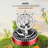 Solar Car Aroma Diffuser: Time Flies Steering Wheel Perfume Holder Ornament