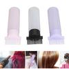 3 Colors Hair Coloring Oiling Bottle Root Comb Applicator Bottle with Graduated Scale for Beauty Salon