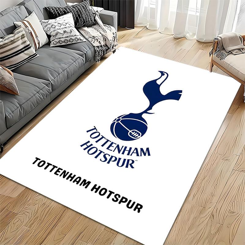 Blue Tottenham Hotspur Logo Carpet Suitable As a Non-slip Mat for the Living Room or Bedroom Sofa