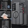 Luxury Matte For Magsafe Magnetic Wireless Charging Case For Samsung Galaxy S25 Ultra S24 Plus S23 FE S22 S21 Shockproof Cover