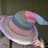 New style fisherman hat for girls, handmade dotted stage hat, British men's outdoor sun protection hat