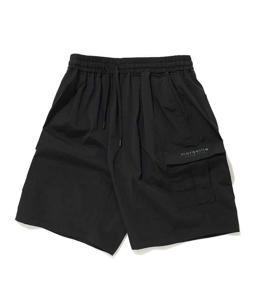 KULTE Nylon Cargo Short_Black
