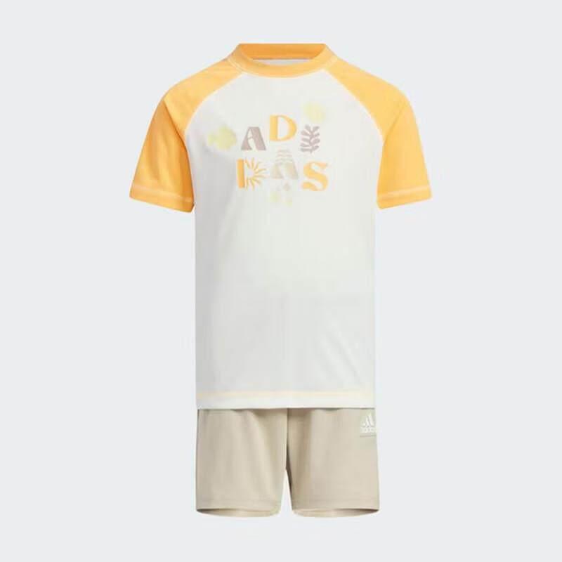 adidas Children's Printed Color-Block Sport Short Sleeve Set IT1787