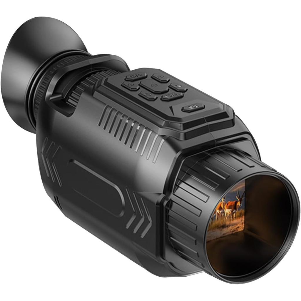 Thermal Imaging Monocular Digital Infrared Telescope, 64MP 28X Zoom, Captures Ultra Clear Videos In 4K and High Resolution with TOMSSHINE Macro