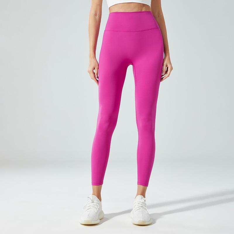 

QCFE женские брюки для йоги с высокой талией Peach Lift - Sanded Nude летние леггинсы для фитнеса для бега S