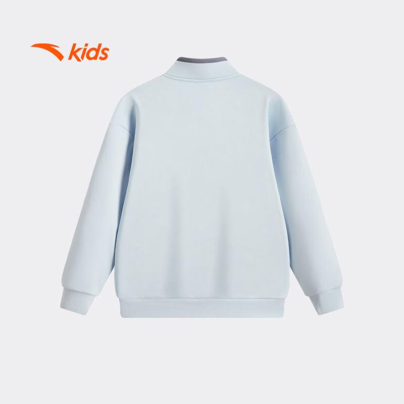 Anta Kids' Fleece-lined Sports Pullover Sweatshirt A72645708