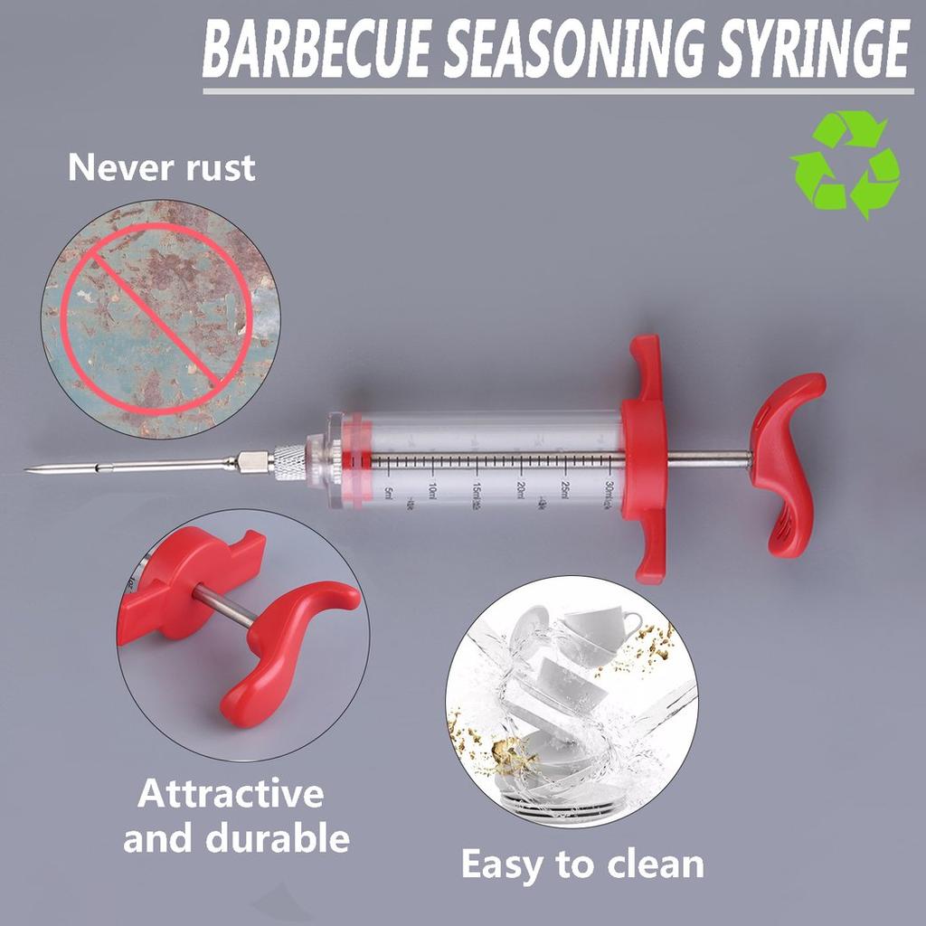 Buy SX Professional BBQ Master Cook Meat Marinade Flavor Injector Syringe Needle at affordable