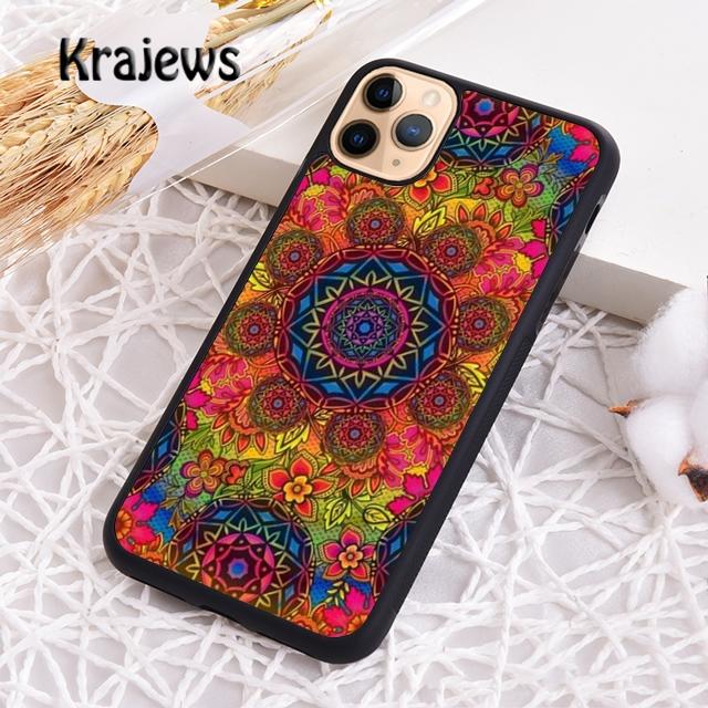 Floral Paisley Flower Mandala For iPhone 17 Air 16 Phone Case Cover 15 14 plus 12 13 pro max coque