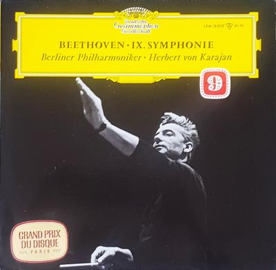 LP Record LUDWIG VAN BEETHOVEN  BERLINER PHI  IX. Symphonie LPM18807 Deutsche Grammo 1966 Germany Classical Used