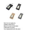 Multifunction Eyeglasses Clip PU Leather Solid Color Card Case Portable Sun Visor Sunglasses Holder Auto Interior Accessories