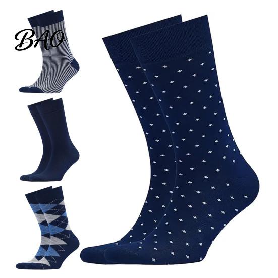 High Quality Workplace Socks Men's Dress Socks, Comfortable Crew Sock, Solid, Striped, Argyle, Dotted Polyester Cotton Blend Long Large Size Business