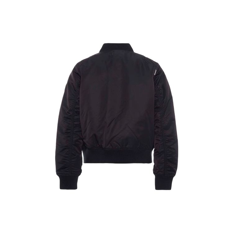 Evisu Kuro 18Aw Seagull Badge Jacket Women Jacket Black 1EAGNW8JK779XX