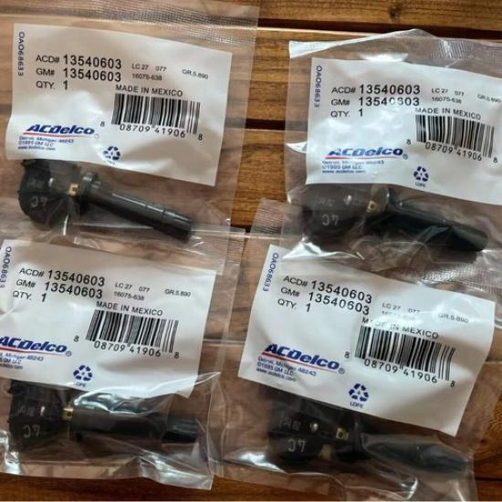 4 шт. OEM датчик давления в шинах TPMS 13540603 для GMC Chevy Buick Cadillac