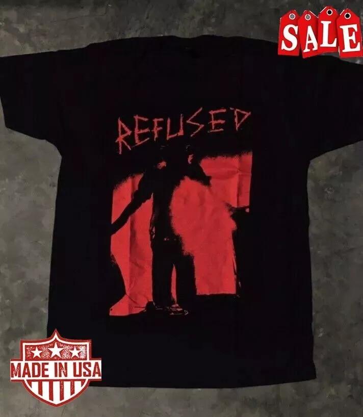 

REFUSED BAND , GIFT FOR FAN, HARDCORE PUNK BAND Unisex T-Shirt L