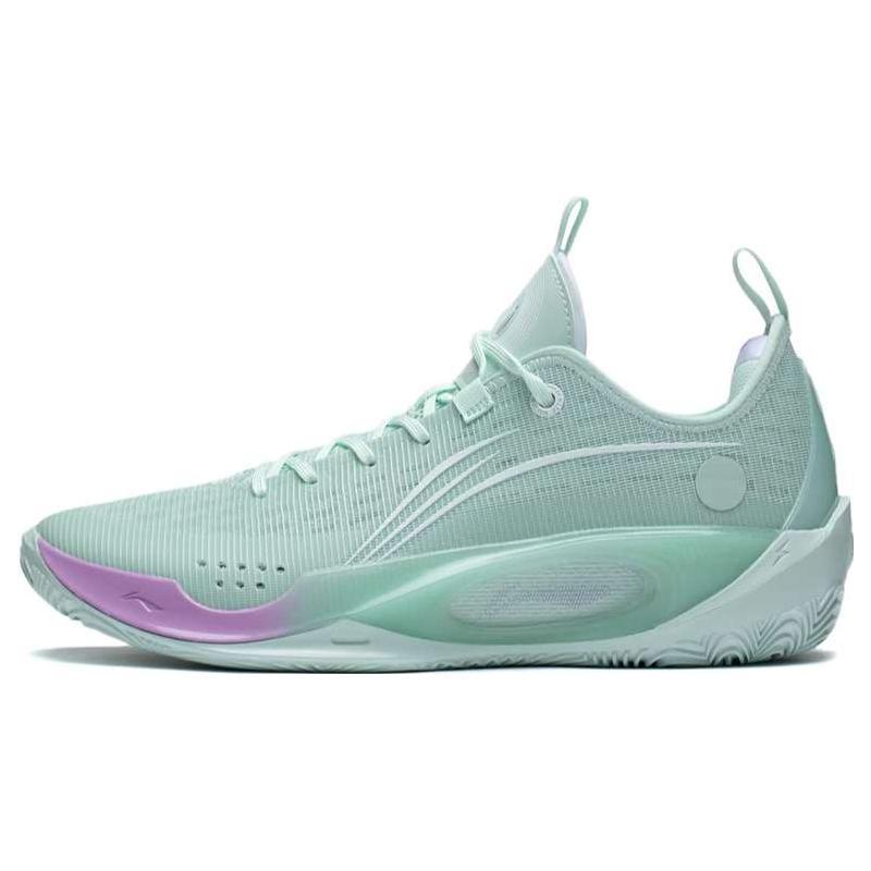 New LiNing Wade 808 2 Anti Slip And Wear Resistant Breathable Low Top Basketball Shoes Men's Green ABPS037-10