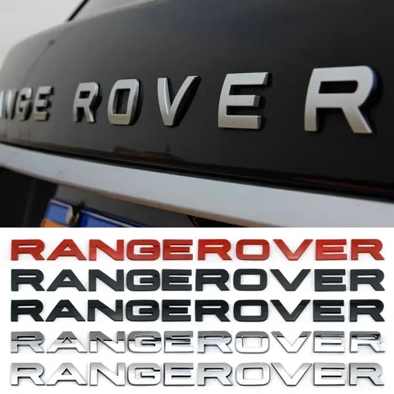 Abs Car Front Hood Tailgate Sticker Rear Trunk Emblem for Land Rover Range Rover Evoque Vogue Velar SV L405 L322 2 3 4 Sport jvhn2