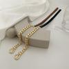Women Fashion Leather Chain Necklace A Two-Wearing Neck Joint Bracelet