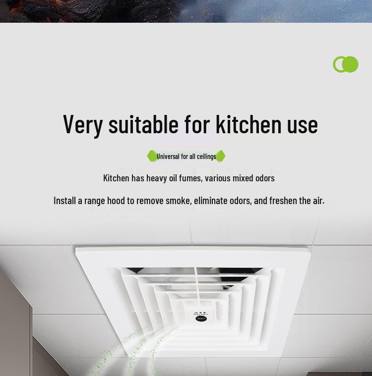 Silent Inline Ceiling Vent Fan for Bathroom and Kitchen