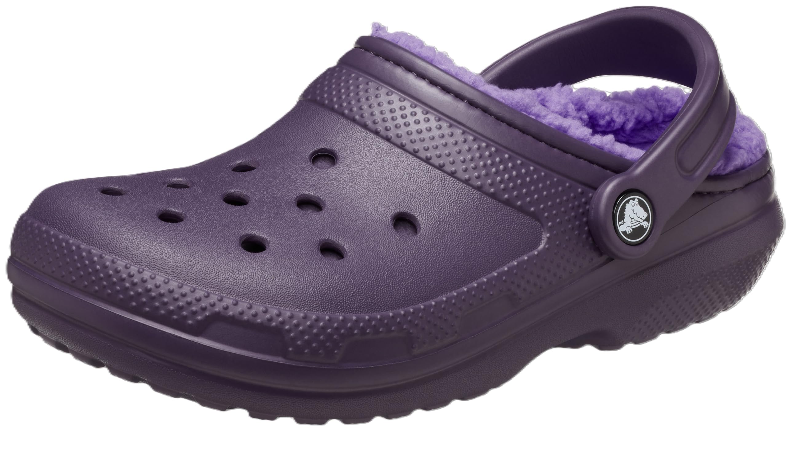 Классические утепленные сабо Crocs 203591-5AS (Фиолетовый/22.0/Мужской, Женский)