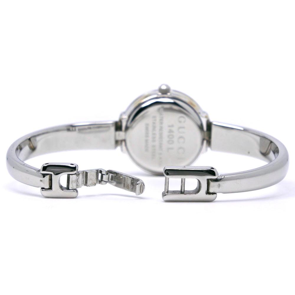 GUCCI Watches 1400L blackDial Stainless Steel Quartz Analog display Women Used