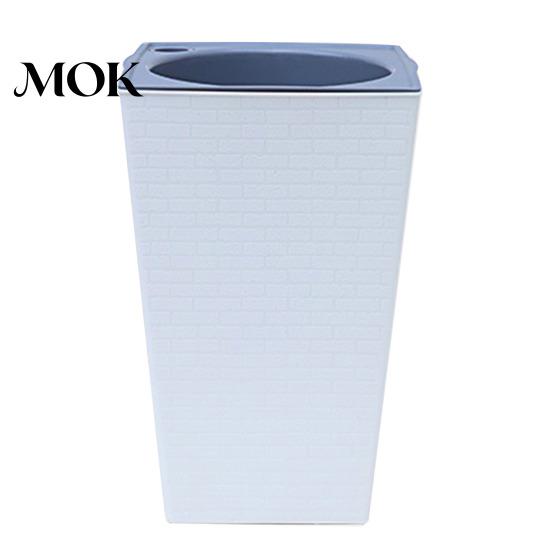 Easy Access Plant Pot Self-Watering with Drainage Holes Automatic Watering Weather-resistant Planter Flowerpot Water Storage for Indoor Outdoor Plants