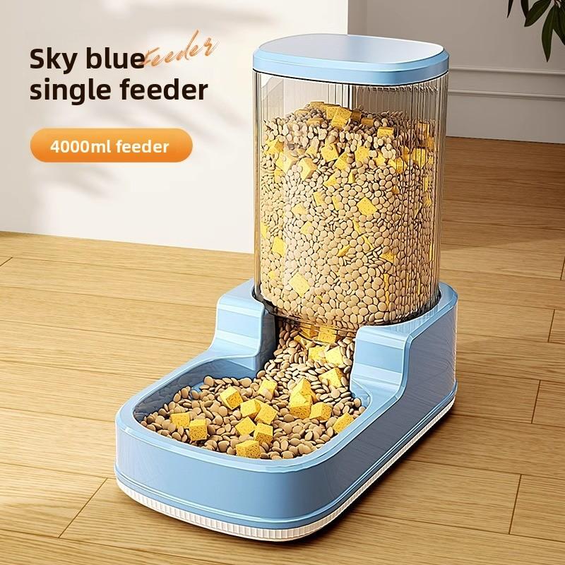 Indoor Simple Large-capacity Dog Bowl, Anti-tipping Pet Automatic Refilling Water Dispenser, Large-sized Dog Feeding Basin