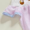 Klær Baby Rynket Bobledrakt Nyfødt Onesie Søt Kanin Småbarn Sommerklær