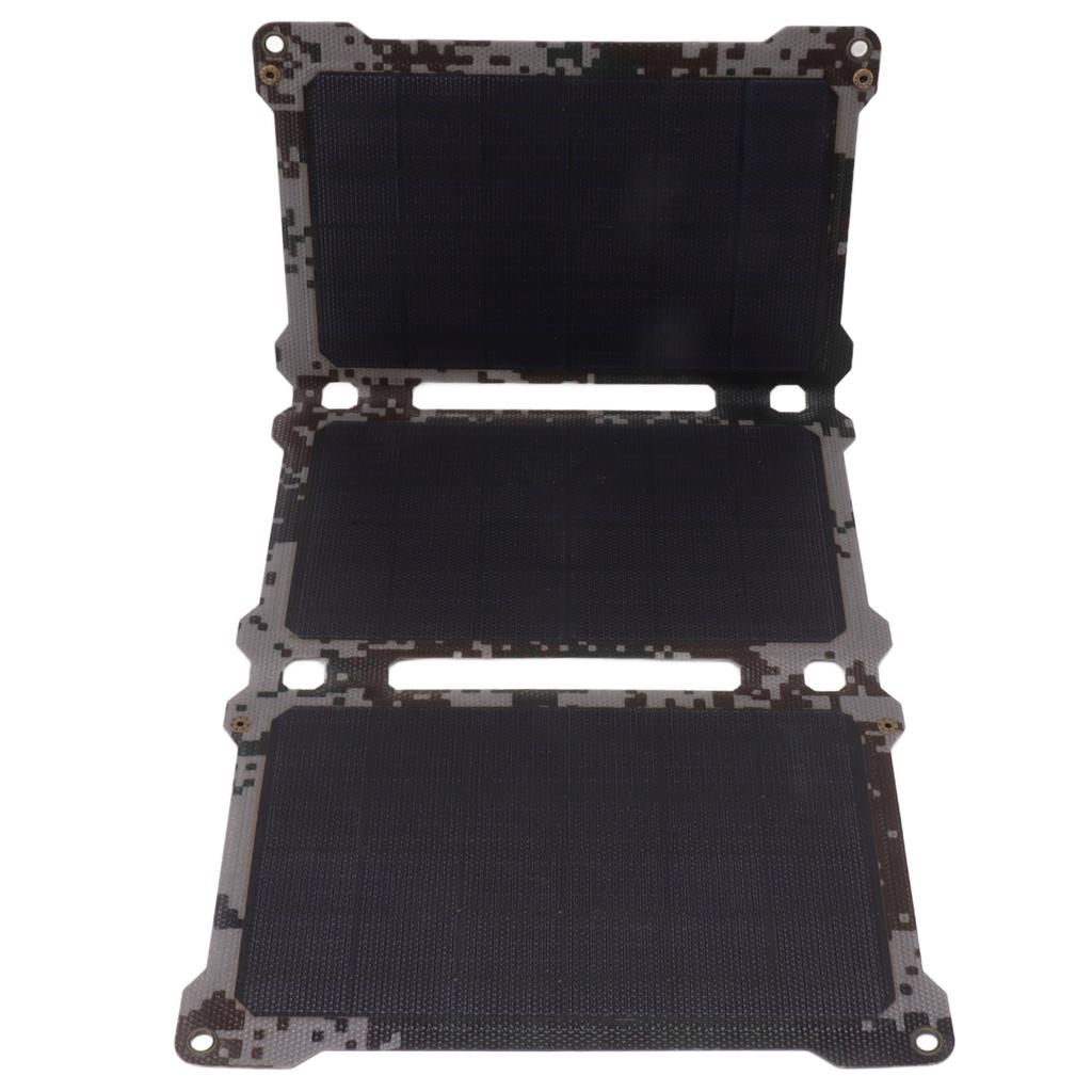 18V 5V 30W Folding Solar Panel Portable Foldable Monocrystalline Solar Panel for Outdoor Activities Camping Hiking