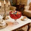 Classical High Stem Glasses Serving Dish Offering Spacious Capacity To Hold 285ml Of Treats For Daily Use Or Special Event