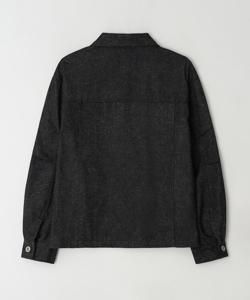 Billiant Salt Denim Work Jacket_Black