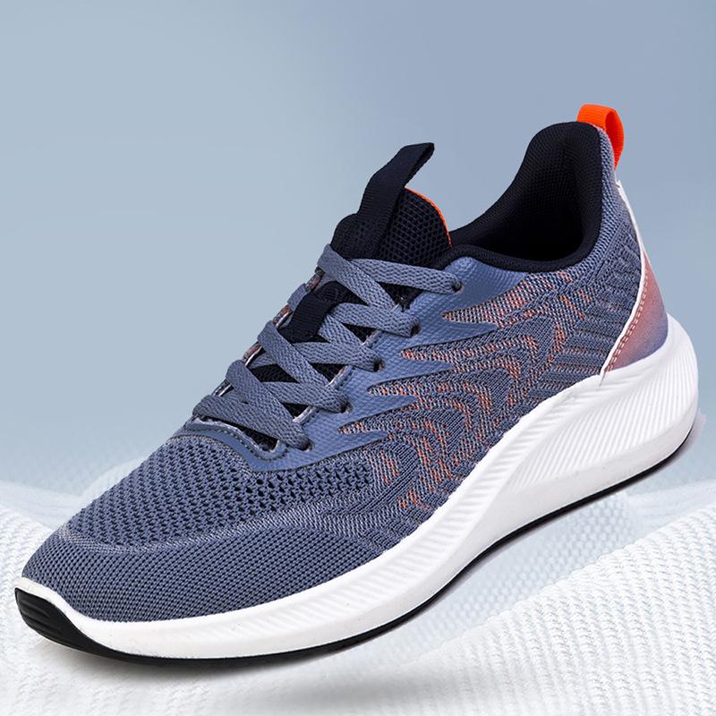 Spring and Autumn New Men's Shoes Comfortable Breathable Flying Cute Casual Fashion Wear-resistant Running Shoes Sports and Casual Shoes