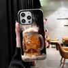 Funny Beer Bubble Summer Soft Phone Case for iPhone 15 16 17 Pro Max 17Air 16E 14 Plus 13 12 Mini Shockproof Cover Back Shell