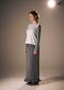 Pibeuseupibeuseu Handwriting Flower Long Sleeve Top / Green