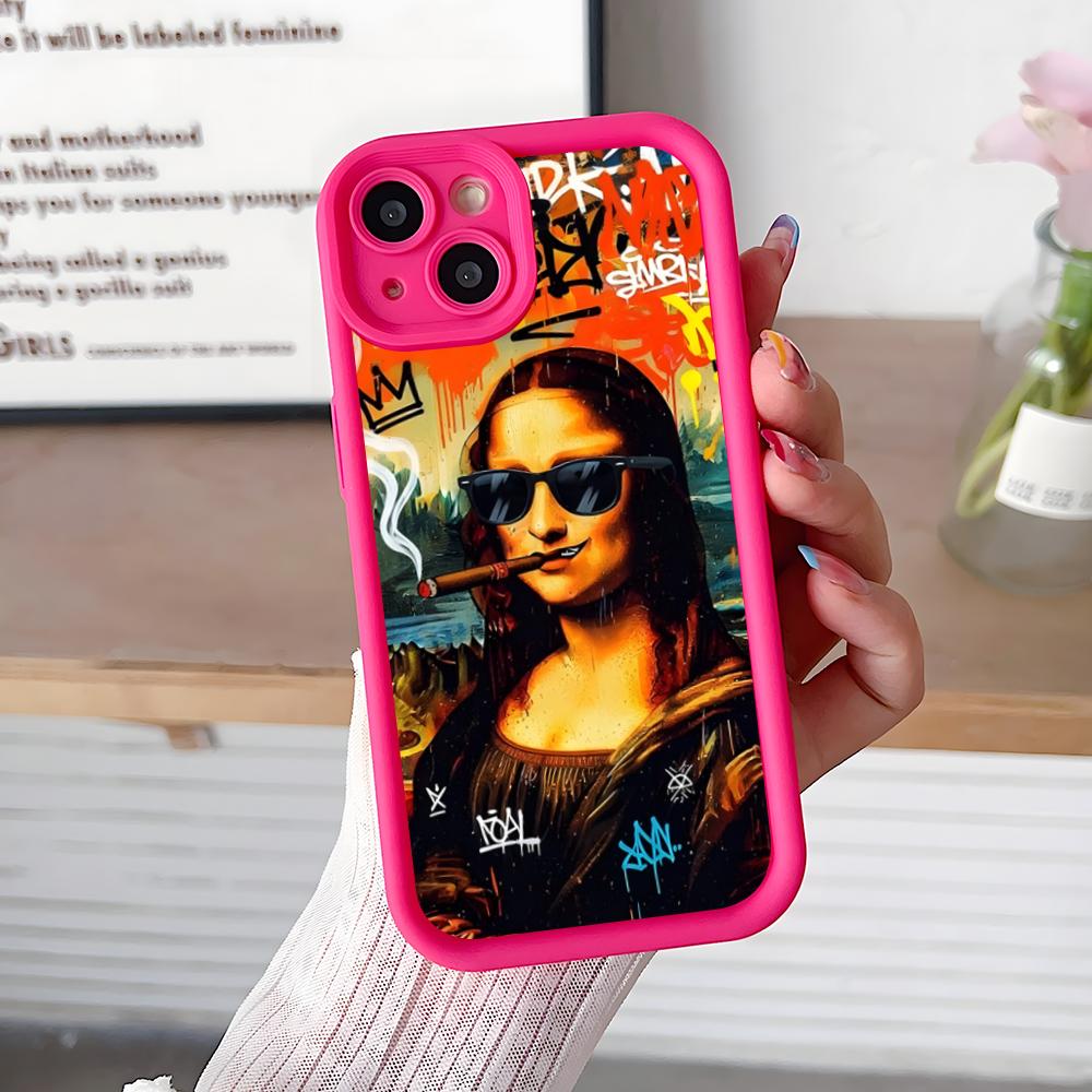 

Graffiti Art Thicken TPU Mobile Phone Case for iPhone 17 16 15 14 13 12 11 Air Pro Max Plus Colorful Cover iPhone 12 Pro