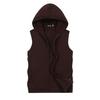 Men's Slim Fit Hooded Sleeveless Vest - Spring/Autumn, Plus Size, Lightweight Fitness Cardigan