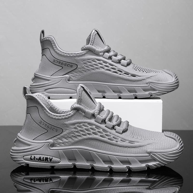 Herren Neue Lässige Sneaker Atmungsaktives Mesh-Obermaterial Leichtes Design Günstiger Preis Stilvolle Outdoor-Laufschuhe und Trendig