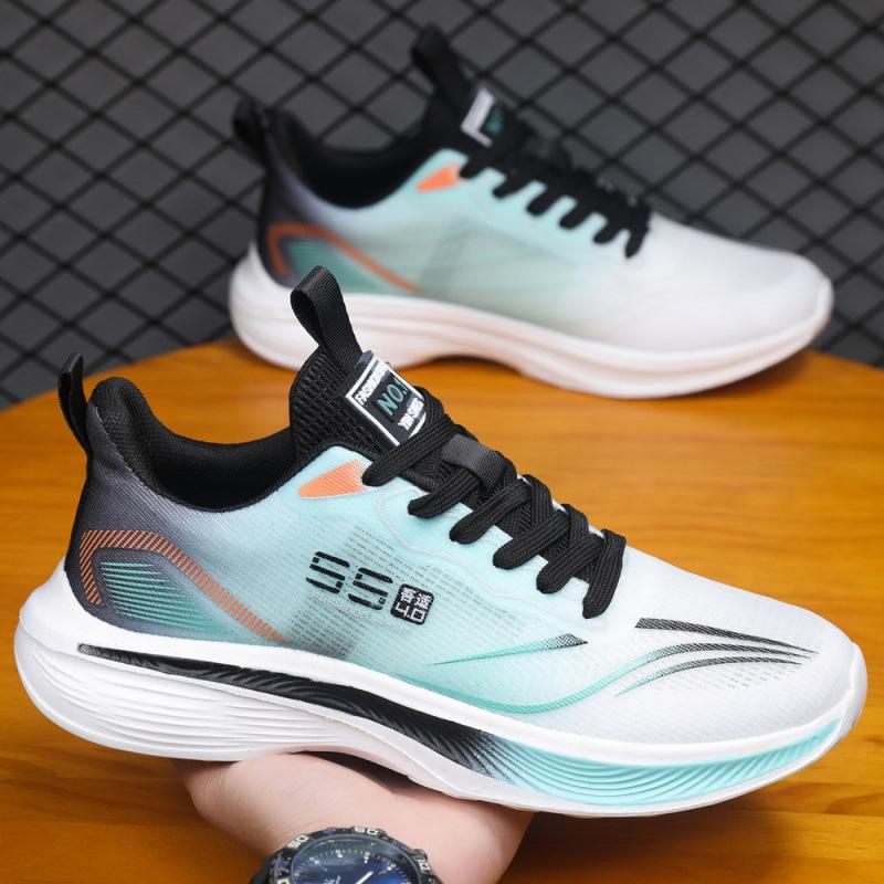 Extra large size men's and women's shoes spring new mesh sneakers breathable and lightweight running shoes shock absorption fashion shoes men